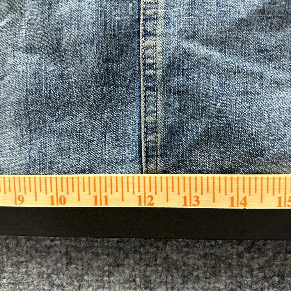 Gloria Vanderbilt Denim Skirt Womens Size 10 Blue Stretch Casual Mini Five